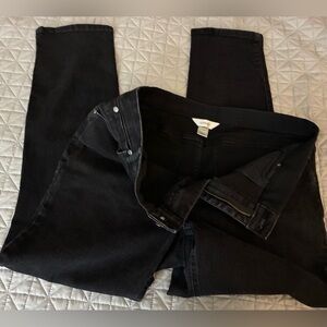 CJ Banks Black Jeans Size 14W Straight Leg Great Pair Pants!